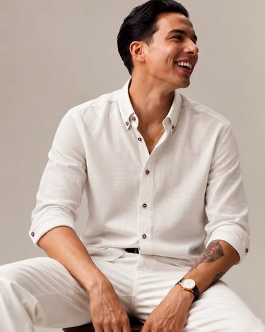 Ivory Signature Texture Shirt